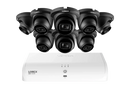 Lorex Fusion Series 4K+ 16 Channel (8 Wired + 8 Fusion Wi-Fi) 2TB Wired System with A14 Wired 4K IP Dome Cameras
