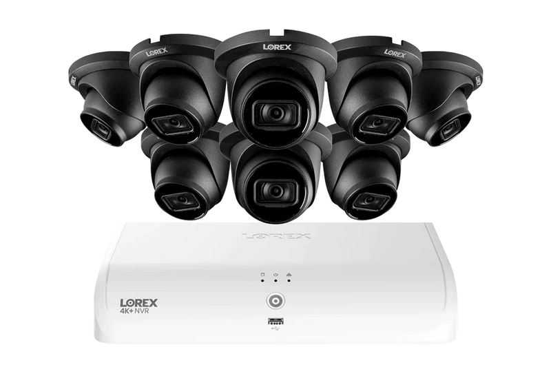 Lorex Fusion Series 4K+ 16 Channel (8 Wired + 8 Fusion Wi-Fi) 2TB Wired System with A14 Wired 4K IP Dome Cameras