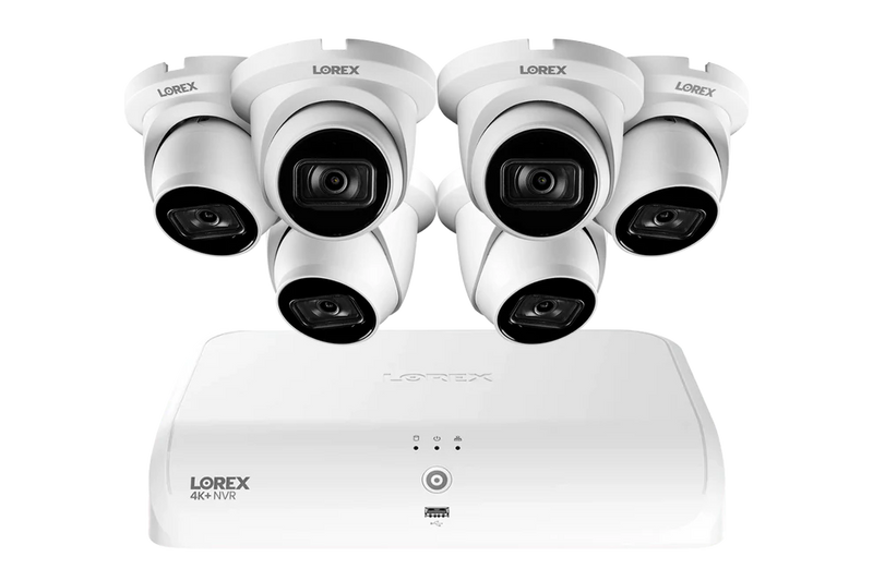 Lorex Fusion Series 4K+ 16 Channel (8 Wired + 8 Fusion Wi-Fi) 2TB Wired System with A14 Wired 4K IP Dome Cameras