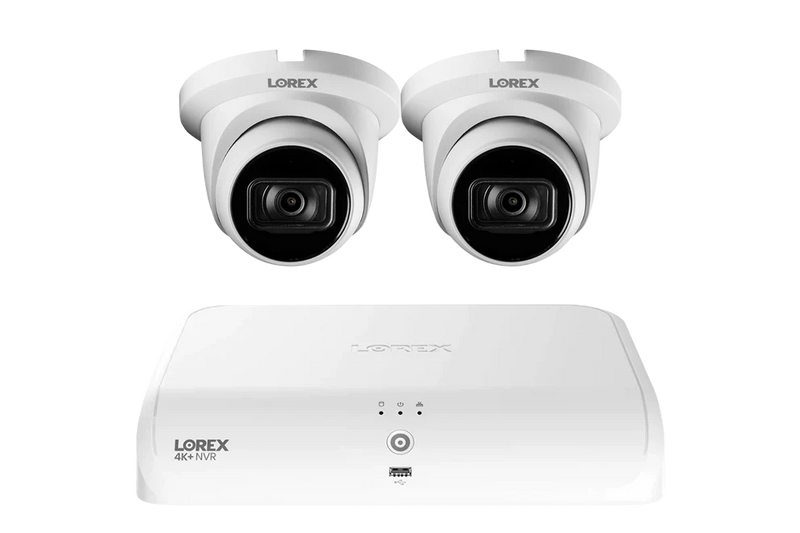 Lorex Fusion Series 4K+ 16 Channel (8 Wired + 8 Fusion Wi-Fi) 2TB Wired System with A14 Wired 4K IP Dome Cameras