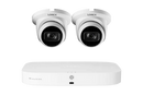 Lorex 4K 16-Camera Capable (8 Wired + 8 Fusion Wi-Fi) 2TB Wired NVR System with IP Dome Cameras featuring Listen-In Audio