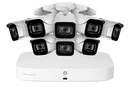 Lorex Fusion 4K 16-Camera Capable (8 Wired + 8 Wi-Fi) 2TB NVR System with Bullet Cameras