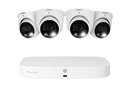 Lorex Fusion 4K 16-Channel (8 Wired + 8 Wi-Fi) 2TB NVR System with Dome Cameras Featuring Smart Deterrence and 2-Way Audio