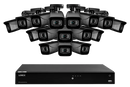 Lorex Fusion 4K (16 Camera Capable) 4TB Wired NVR System with IP Bullet Cameras
