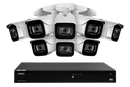 Lorex Fusion 4K (16 Camera Capable) 4TB Wired NVR System with IP Bullet Cameras