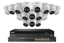 Lorex 4K (32 Camera Capable) 8TB Wired NVR System with IP Dome Cameras Featuring Listen-In Audio
