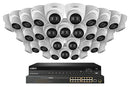 Lorex 4K (32 Camera Capable) 8TB Wired NVR System with IP Dome Cameras Featuring Listen-In Audio