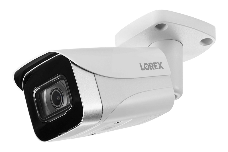 Lorex LNB8005-C 4K UHD PoE IP Bullet Security Camera (8MP) - Indoor/Outdoor, White