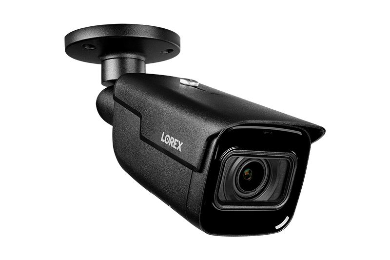 Lorex LNB9282B 4K 8MP 4X Motorized Vari-Focal Bullet Camera, Real-Time 30FPS Recording and Smart Motion Detection
