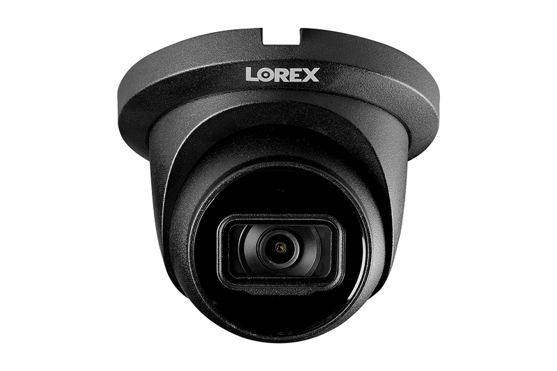 Lorex LNE9242B 4K 8MP Real-Time 30 FPS Fixed Lens Audio Dome Camera Featuring Smart Motion Detection