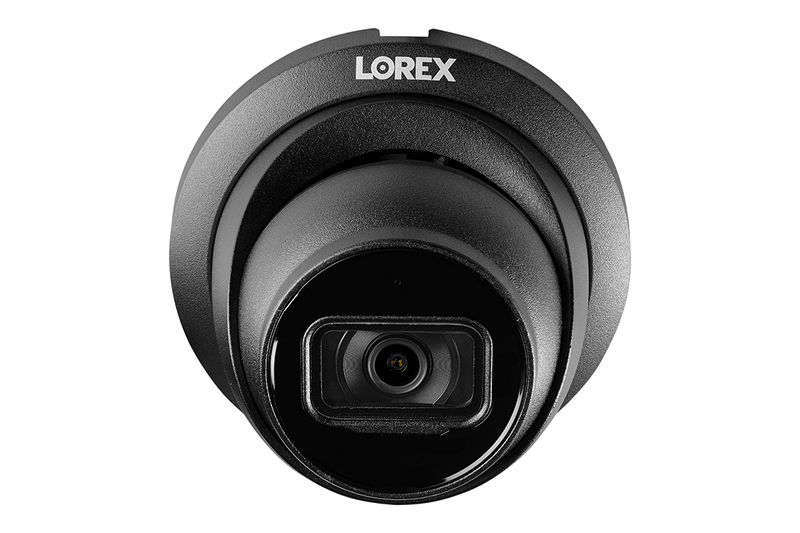 Lorex LNE9242B 4K 8MP Real-Time 30 FPS Fixed Lens Audio Dome Camera Featuring Smart Motion Detection