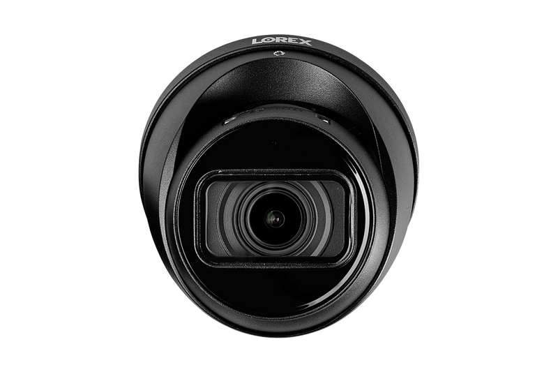 Lorex LNE9282B 8MP 4K 4X Motorized Vari-Focal Dome Camera, Real-Time 30FPS Recording and Smart Motion Detection w/ Built in Mic